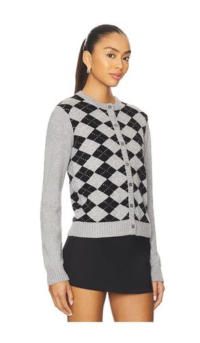 Relaxed Argyle Cardigan in . Size M. Also in XXS - GUIZIO - Modalova