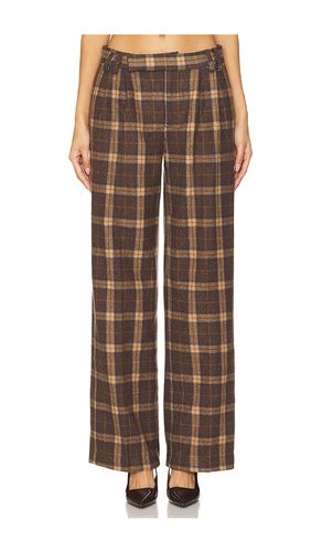 Willow Tartan Pant in Brown. - size S (also in XS) - GUIZIO - Modalova