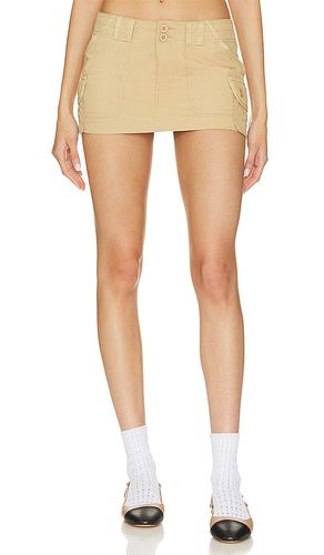 Tactical Cargo Mini Skirt in Tan. - size L (also in XL) - GUIZIO - Modalova