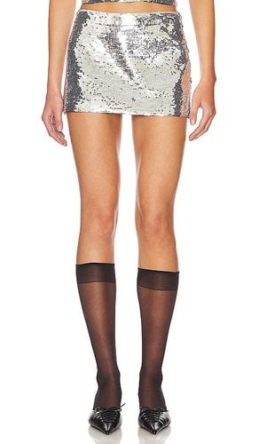 Low Rise Sequin Skirt in Metallic . - size L (also in M, S, XL) - GUIZIO - Modalova