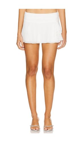 Chiffon Slit Mini Skirt in . - size L (also in M, XL) - GUIZIO - Modalova