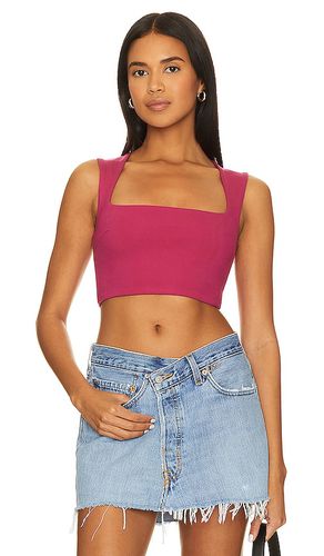 Celestial Stretch Top in Fuchsia. - size S (also in L, XL) - GUIZIO - Modalova