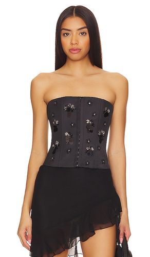 Embellished Satin Corset in . - size M (also in S, XS, XXS) - GUIZIO - Modalova