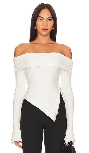 Soler Fold Over Knit Top in . - size M (also in XL) - GUIZIO - Modalova