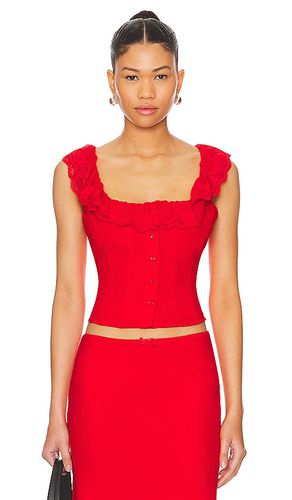 Paloma Top in Red. - size L (also in M, S, XL, XS, XXS) - GUIZIO - Modalova