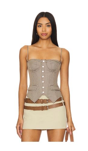 Edith Corset in Brown. - size L (also in S) - GUIZIO - Modalova