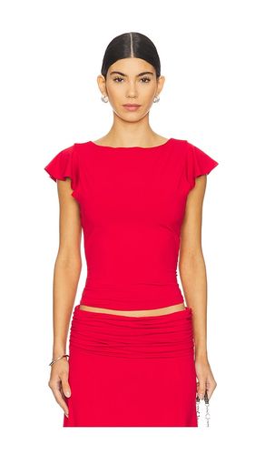 Soffiano Top in Red. - size L (also in M, S) - GUIZIO - Modalova