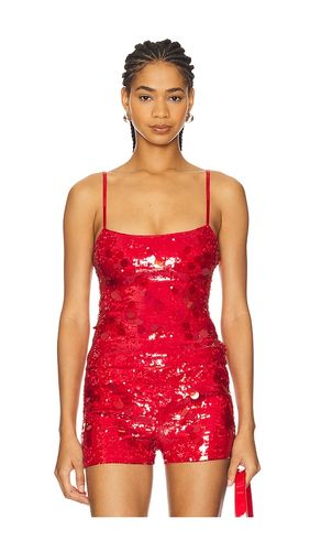 Paillette Cami in Red. - size L (also in M, S, XL, XS, XXS) - GUIZIO - Modalova