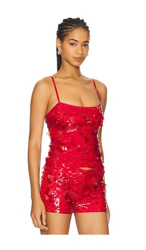 Paillette Cami in Red. - size M (also in XS, XXS) - GUIZIO - Modalova