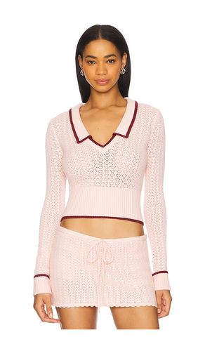 Charlotte Pullover Top in Rose. - size L (also in M, S, XS) - GUIZIO - Modalova