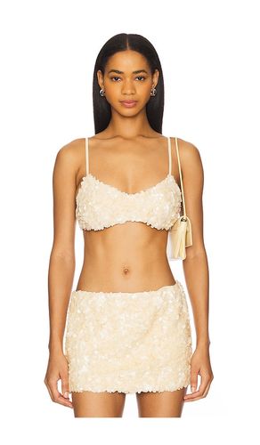 Ari Gathered Sequin Top in . Size S, XL - GUIZIO - Modalova