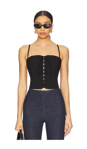 Scallop Lace Up Corset in . - size L (also in M, S, XXS) - GUIZIO - Modalova