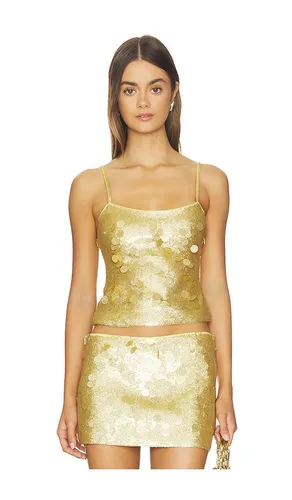 Paillette Cami in Metallic . - size S (also in XS, XXS) - GUIZIO - Modalova