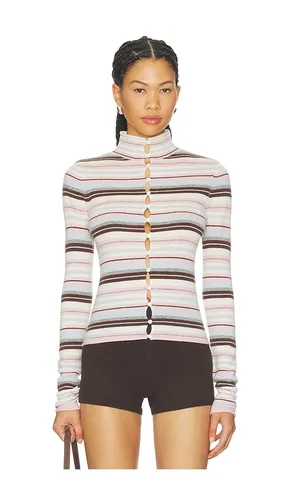 Chloe Sweater in Pink Stripe in . Size M. Also in S, XL, XS, XXS - GUIZIO - Modalova