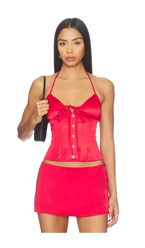 Marini Corset Top in Red. - size L (also in M, S, XL, XXS) - GUIZIO - Modalova