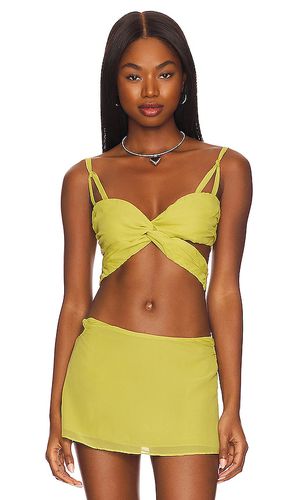 Twisted Butterfly Top in Green. - size L (also in M, S, XL) - GUIZIO - Modalova