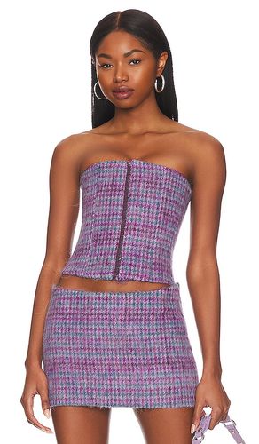 Plaid Corset Top in . - size XS (also in XXS) - GUIZIO - Modalova