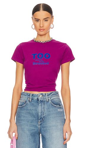 Blessed Tee in Purple. - size S (also in XS, XXS) - GUIZIO - Modalova