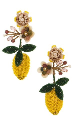 Lemon Earrings in - Deepa Gurnani - Modalova