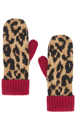 Leopard Mittens in Brown - Damson Madder - Modalova