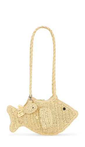 TASCHE RAFFIA FISH WITH BAG CHARM in - Damson Madder - Modalova