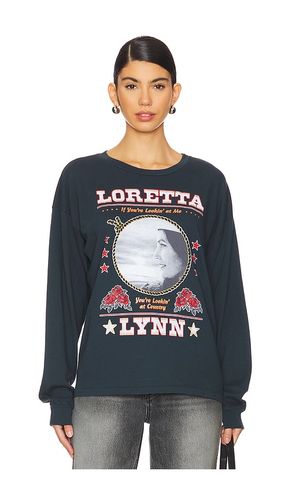 Loretta Lynn Lookin' At Country Relaxed Crew in Black. - size M (also in S, XS) - DAYDREAMER - Modalova