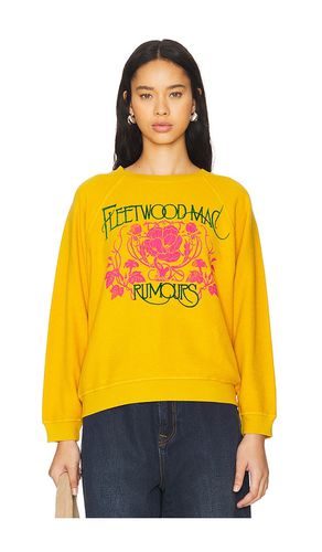 Fleetwood Mac Floral Reverse Sweatshirt in Yellow. - size L (also in M, S, XL, XS) - DAYDREAMER - Modalova