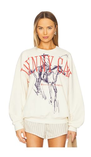 Johnny Cash Wilderness Boyfriend Crew in Cream. - size S (also in XS) - DAYDREAMER - Modalova