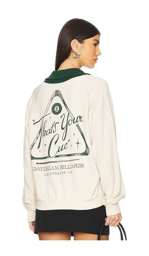 That's Your Cue Polo Sweatshirt in Ivory. - size L (also in M, S, XL, XS) - DAYDREAMER - Modalova