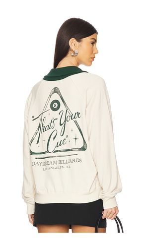 That's Your Cue Polo Sweatshirt in Ivory. - size L (also in M, S, XS) - DAYDREAMER - Modalova