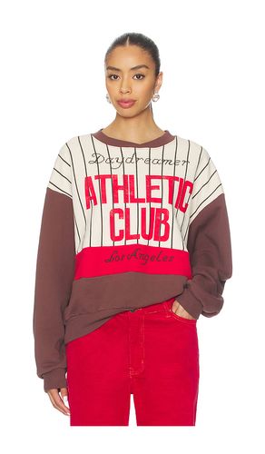 Athletic Club Colorblocked Sweatshirt in Brown. - size L/XL (also in S/M) - DAYDREAMER - Modalova