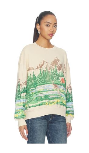 SWEATSHIRT CAMPSITE SCENE OVERSIZED CREW in . Größe L. Also in M, S, XL, XS - DAYDREAMER - Modalova