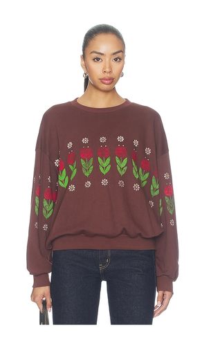 SWEATSHIRT CAMP FLOWERS OVERSIZED CREW in . Größe L. Also in M, S, XL, XS - DAYDREAMER - Modalova