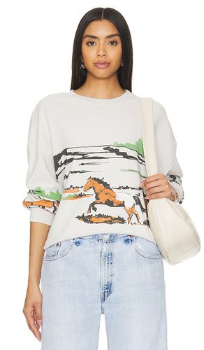 Running Horses Sweatshirt in Multi. - size L (also in M, S) - DAYDREAMER - Modalova