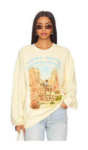 Going Out West Bf Crew Sweatshirt in Lemon. - size L (also in M, S, XL, XS) - DAYDREAMER - Modalova