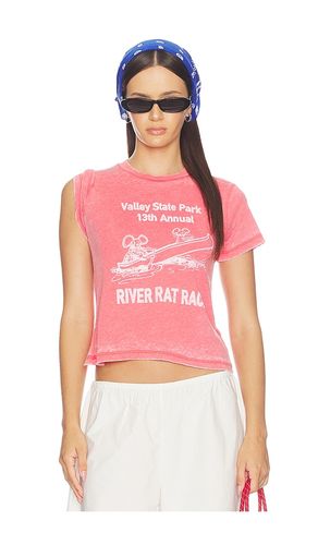 River Rat Race Burnout Vintage Tee in Pink. - size S (also in XS) - DAYDREAMER - Modalova