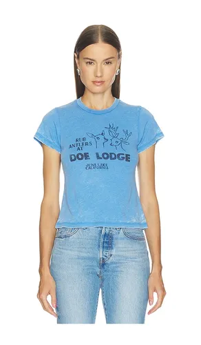 Rub Antlers Burnout Vintage Tee in Blue. - size M (also in L, XL) - DAYDREAMER - Modalova
