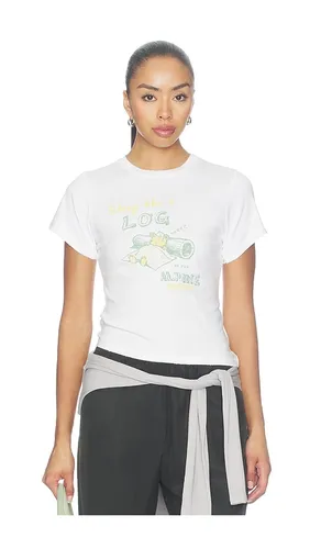 Sleep Like A Log Vintage Tee in White. - size L (also in M, S, XL, XS) - DAYDREAMER - Modalova