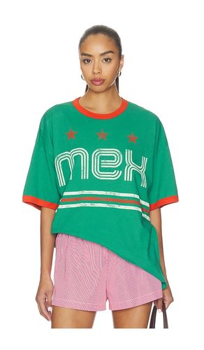 Mexico world cup oversized ringer tee in color green size all - DAYDREAMER - Modalova