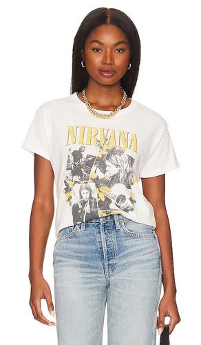 Camiseta gráfica nirvana collage reverse en color blanco talla L en - White. Talla L (también en M, S, XS) - DAYDREAMER - Modalova