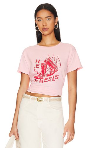 Camiseta de banda hell on heels solo en color rosado talla L en - Pink. Talla L (también en M, S) - DAYDREAMER - Modalova