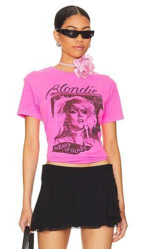 Blondie Heart Of Glass Flyer Ringer Tee in Pink. - size L (also in XS) - DAYDREAMER - Modalova