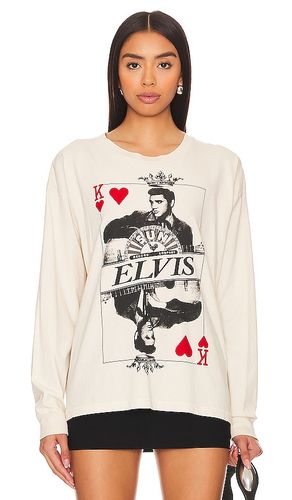 Sun Records x Elvis King Of Hearts Tee in Ivory. - size L (also in M, S, XL) - DAYDREAMER - Modalova