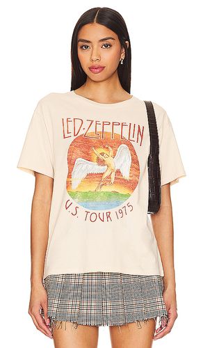 Led Zeppelin Tour 1975 Boyfriend Tee in Beige. - size S (also in L, XL) - DAYDREAMER - Modalova