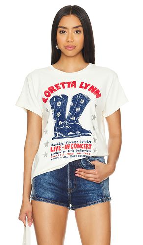 En camiseta de gira de conciertos loretta lynn en color crema talla S en - Cream. Talla S (también en XS) - DAYDREAMER - Modalova