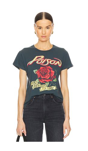 Camiseta poison every rose has its thorn solo en color negro talla M en - Black. Talla M (también en L, S, XL, XS) - DAYDREAMER - Modalova