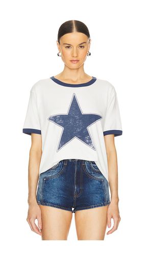 Classic Star Oversized Ringer Tee in White. - size M (also in XL) - DAYDREAMER - Modalova