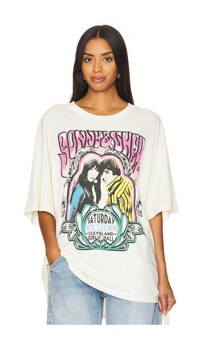 Sonny & Cher Cleveland Public Hall Tee Shirt in Ivory - DAYDREAMER - Modalova