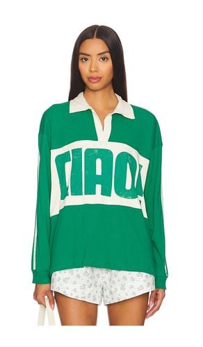 Ciao Rugby Long Sleeve Top in Green. - size L (also in M, S, XL, XS) - DAYDREAMER - Modalova