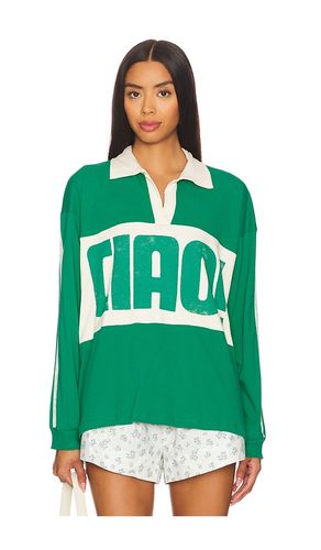 Ciao Rugby Long Sleeve Top in Green. - size L (also in S, XL, XS) - DAYDREAMER - Modalova